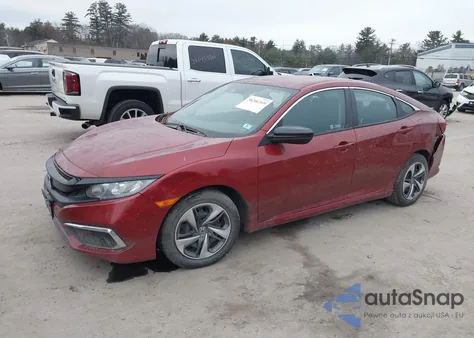 2019 Honda Civic Lx z USA, uszkodzony, nr VIN 19XFC2F6XKE046373